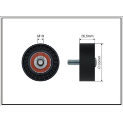 TENDEUR DE COURROIE TRAPÉZOÏDALE À NERVURES POUR CITROEN XSARA 98