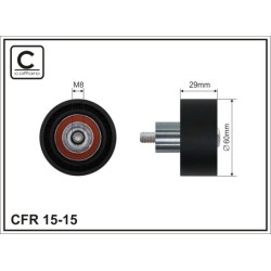 POULIE RENVOI/TRANSMISSION, COURROIE DE DISTRIBUTION POUR FORD TRANSIT CONNECT 02