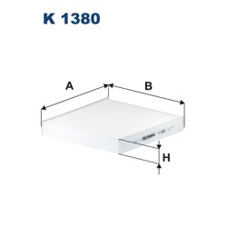 FILTRE, AIR DE L`HABITABLE POUR IVECO DAILY 14