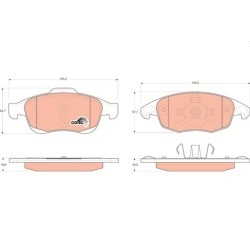 PLAQUETTES DE FREIN POUR CITROEN BERLINGO 08