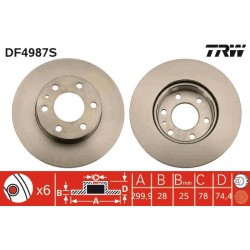 DISQUE DE FREIN POUR IVECO DAILY 06