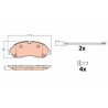 PLAQUETTES DE FREIN POUR FORD TRANSIT 13