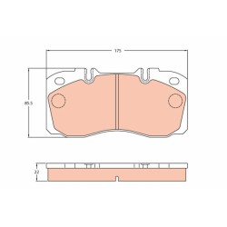 PLAQUETTES DE FREIN POUR IVECO DAILY 06