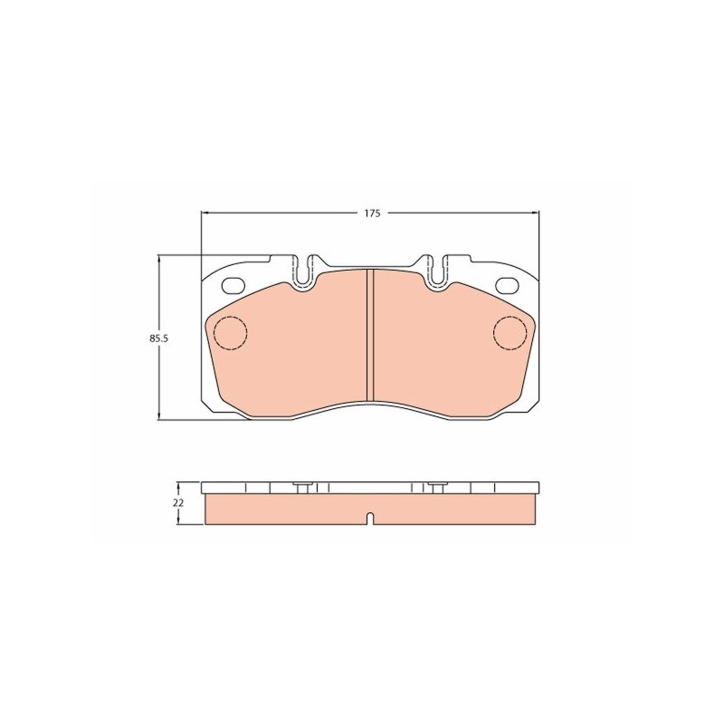 PLAQUETTES DE FREIN POUR IVECO DAILY 06