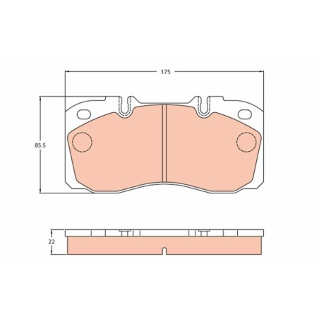 PLAQUETTES DE FREIN POUR IVECO DAILY 06