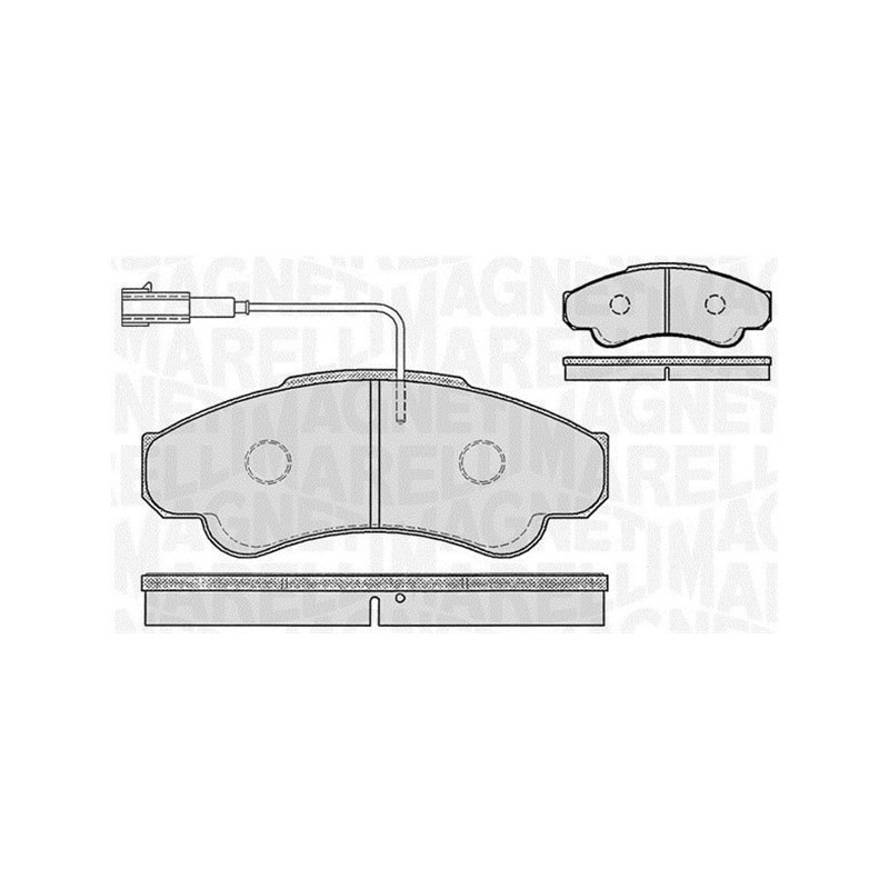 PLAQUETTES DE FREIN POUR FIAT DUCATO 02