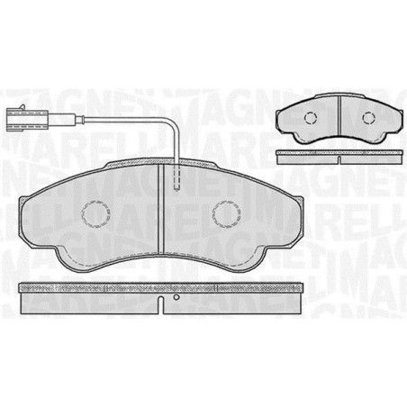 PLAQUETTES DE FREIN POUR FIAT DUCATO 02
