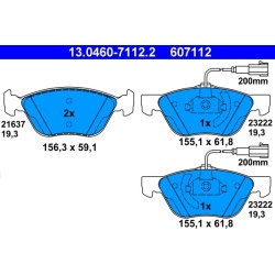 PLAQUETTES DE FREIN POUR ALFA 166 98