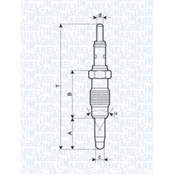 BOUGIE DE PRÉCHAUFFAGE POUR FIAT DOBLO 00