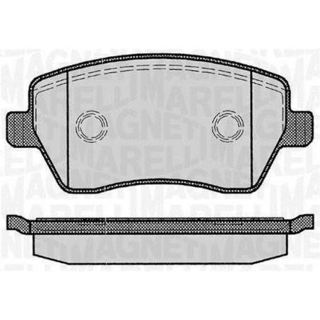 PLAQUETTES DE FREIN POUR RENAULT KANGOO II 08
