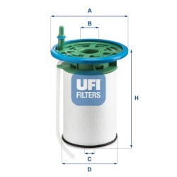 FILTRE À CARBURANT POUR CITROEN JUMPER 06