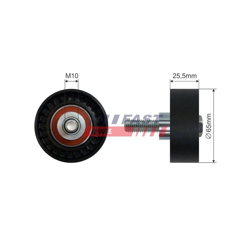 TENDEUR DE COURROIE TRAPÉZOÏDALE À NERVURES POUR FIAT BRAVO 07