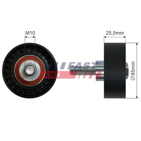 TENDEUR DE COURROIE TRAPÉZOÏDALE À NERVURES POUR FIAT BRAVO 07