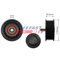 TENDEUR, COURROIE CRANTÉE POUR FIAT PUNTO GRANDE 05