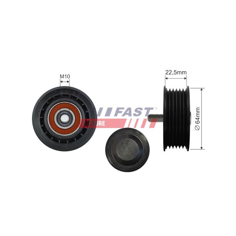 TENDEUR, COURROIE CRANTÉE POUR FIAT PUNTO GRANDE 05