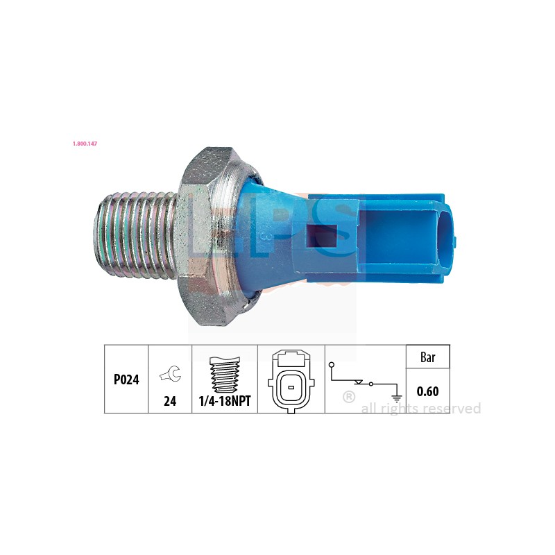 CAPTEUR DE PRESSION D`HUILE POUR FORD TRANSIT 00