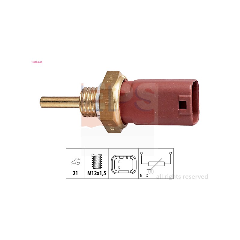 SONDE DE TEMPÉRATURE, LIQUIDE DE REFROIDISSEMENT POUR FIAT MAREA 96