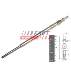 BOUGIE DE PRÉCHAUFFAGE POUR FIAT DUCATO 06