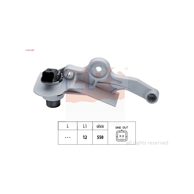 CAPTEUR DE POSITION DE VILEBREQUIN POUR CITROEN C4 I 04