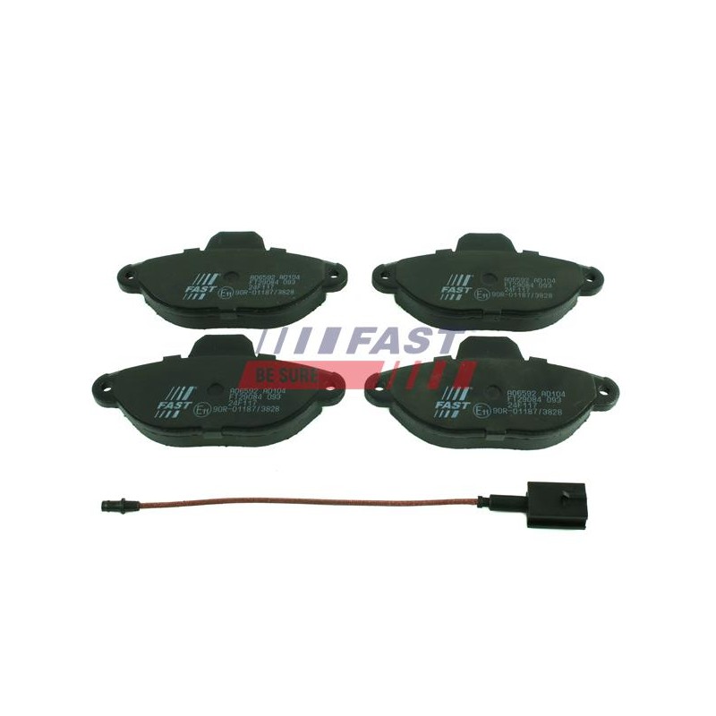 PLAQUETTES DE FREIN POUR FIAT 500 07