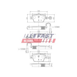 PLAQUETTES DE FREIN POUR FIAT BRAVO 07