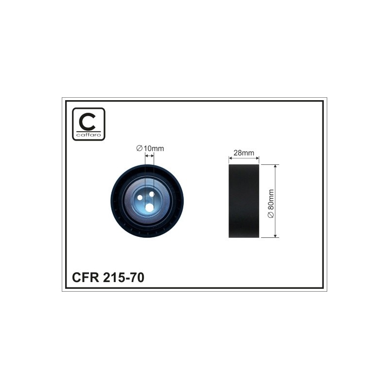 TENDEUR DE COURROIE TRAPÉZOÏDALE À NERVURES POUR FIAT MAREA 96